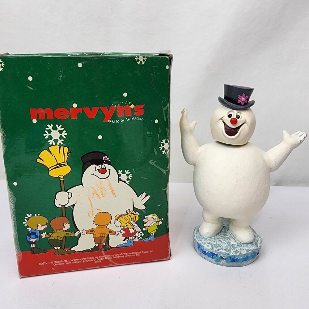 2001 “Frosty the Snowman” 7" Bobblehead (Limited Edition) Mervyn's In Orig Box